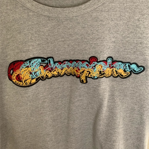 Champion Tri color Reverse Weave Tee - Picture 1 of 5